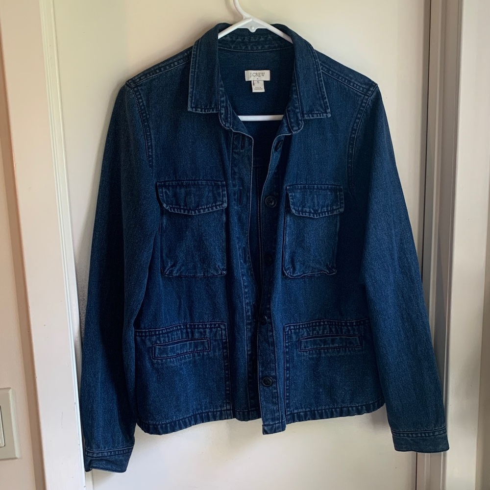 J. Crew Blue Jean Jacket Chore Coat